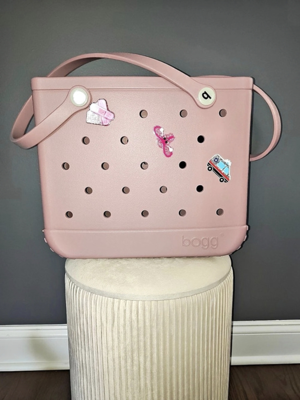 Bogg Pink Tote Bag Like New Large